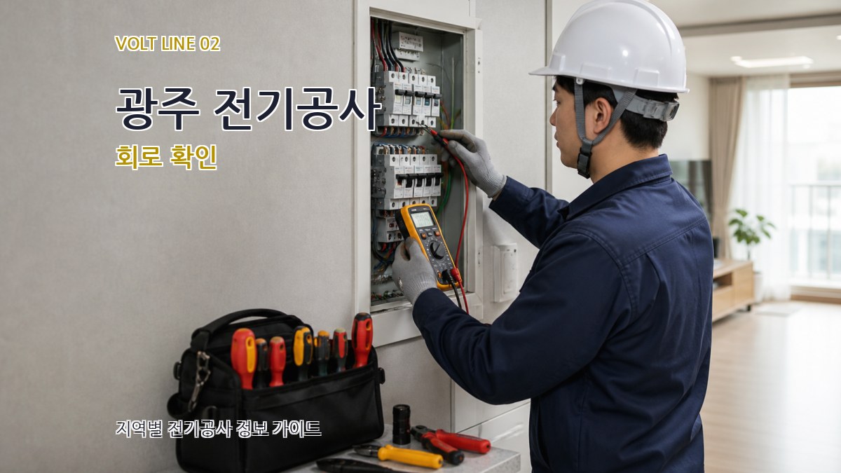 광주 전기공사 회로 확인