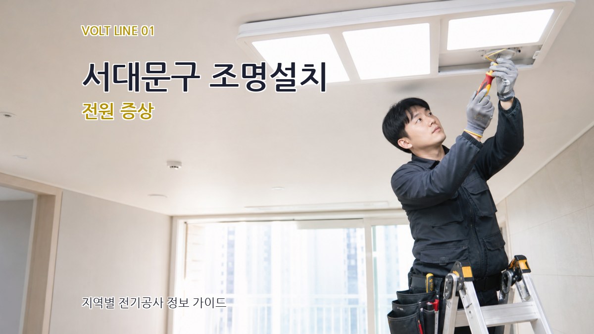 서대문구 조명설치