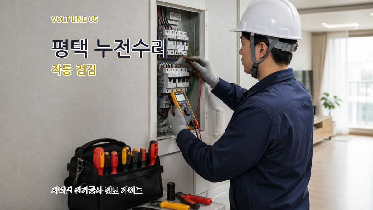 평택 누전수리 작동 점검
