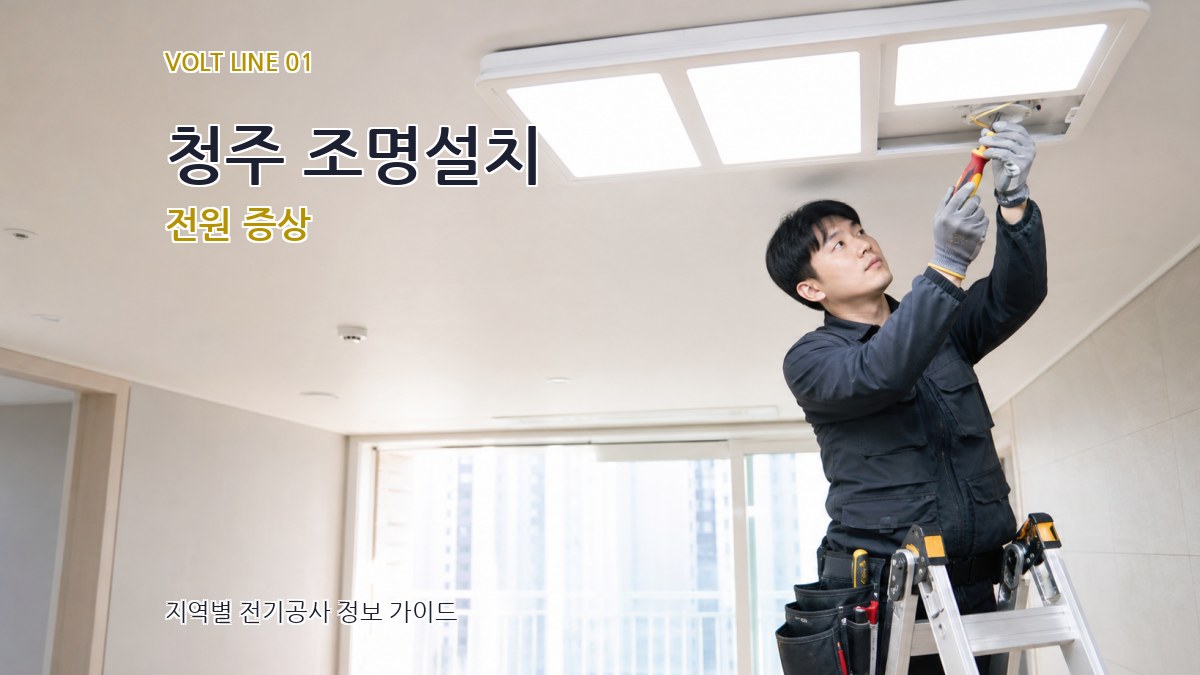 청주 조명설치