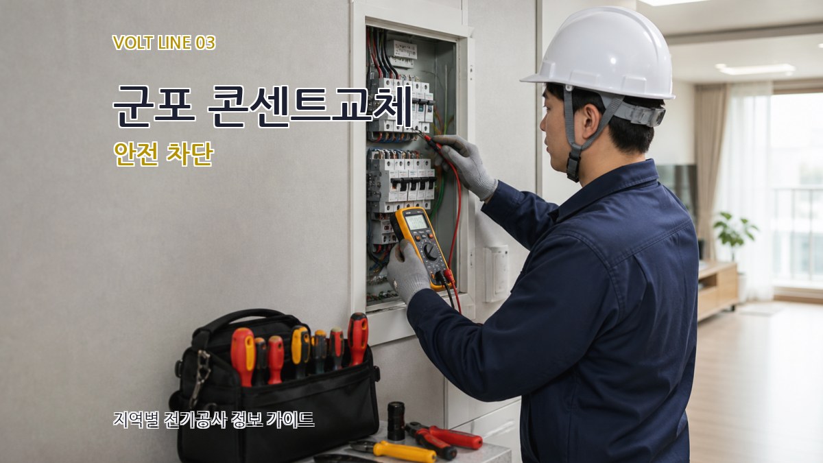 군포 콘센트교체 안전 차단