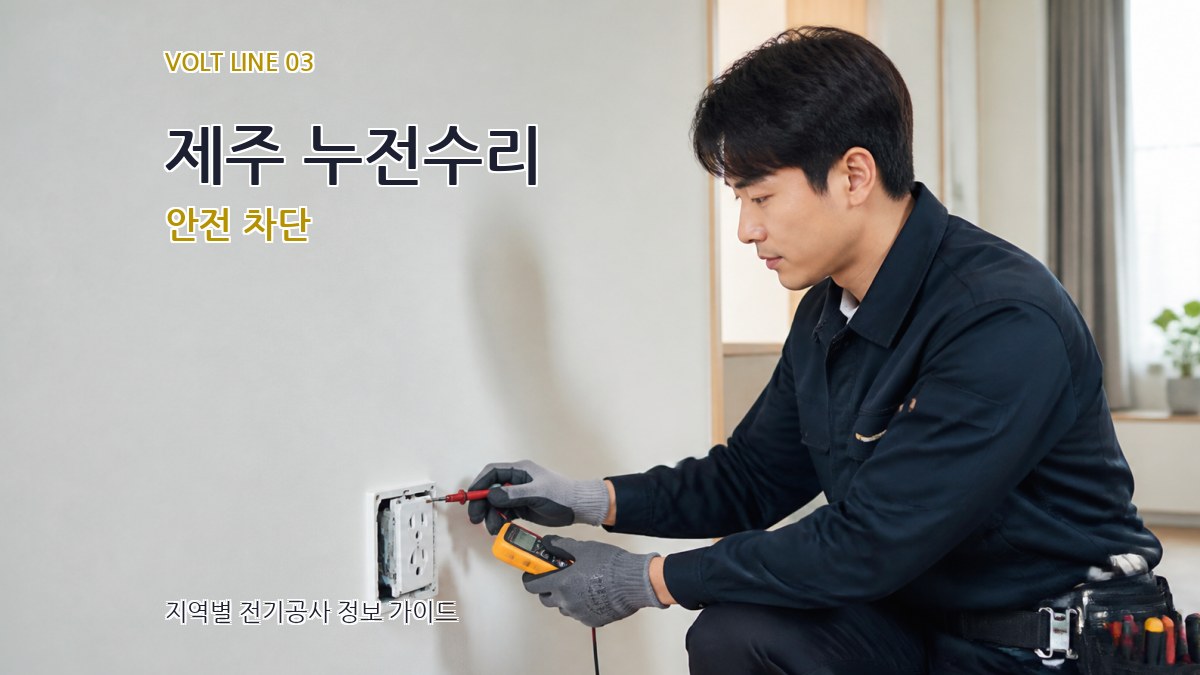 제주 누전수리 안전 차단