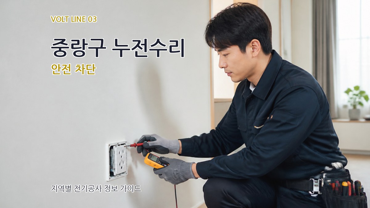 중랑구 누전수리 안전 차단