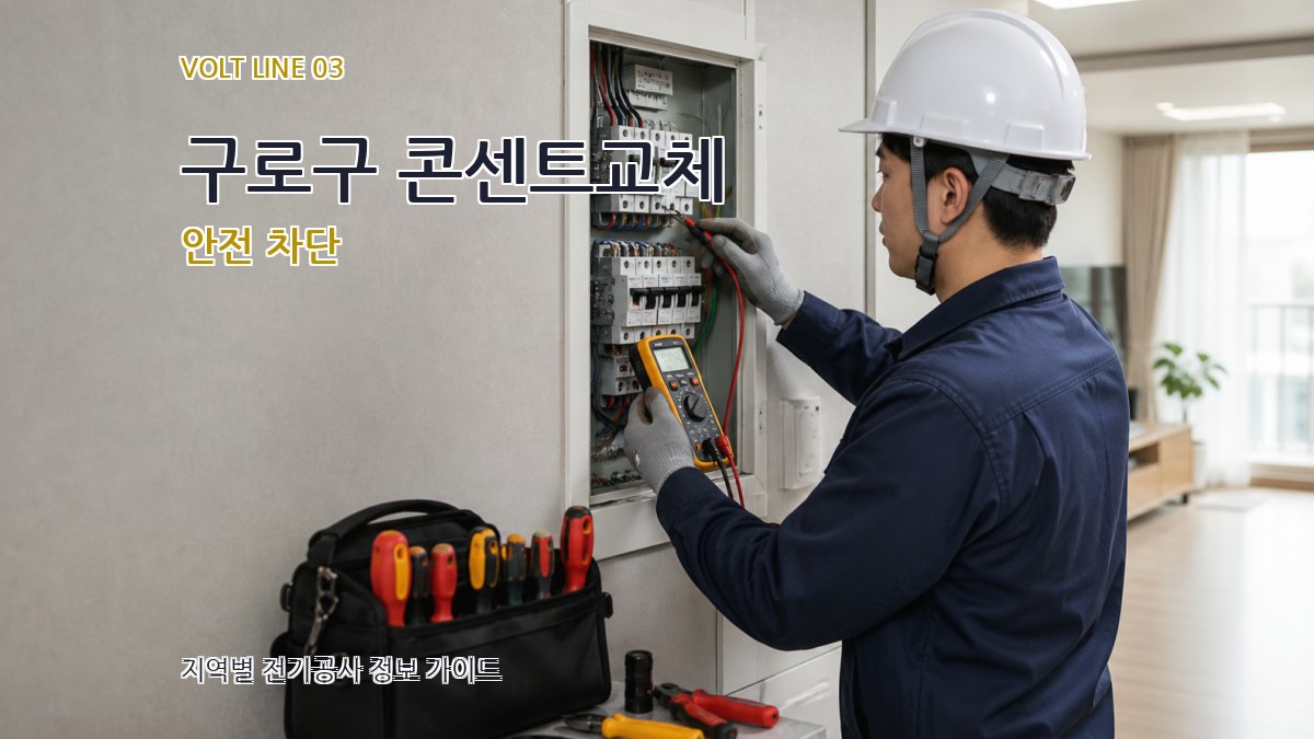 구로구 콘센트교체 안전 차단