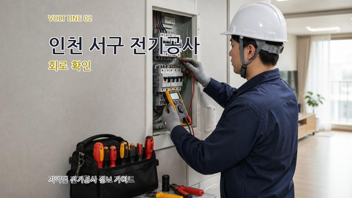 인천 서구 전기공사 회로 확인