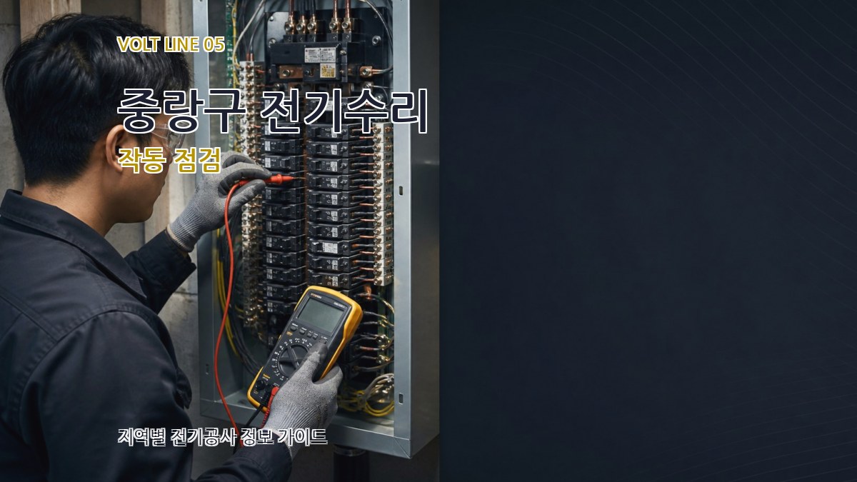 중랑구 전기수리 작동 점검