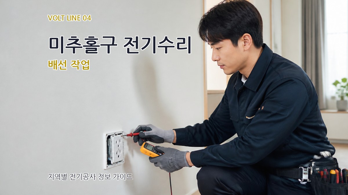 미추홀구 전기수리 배선 작업