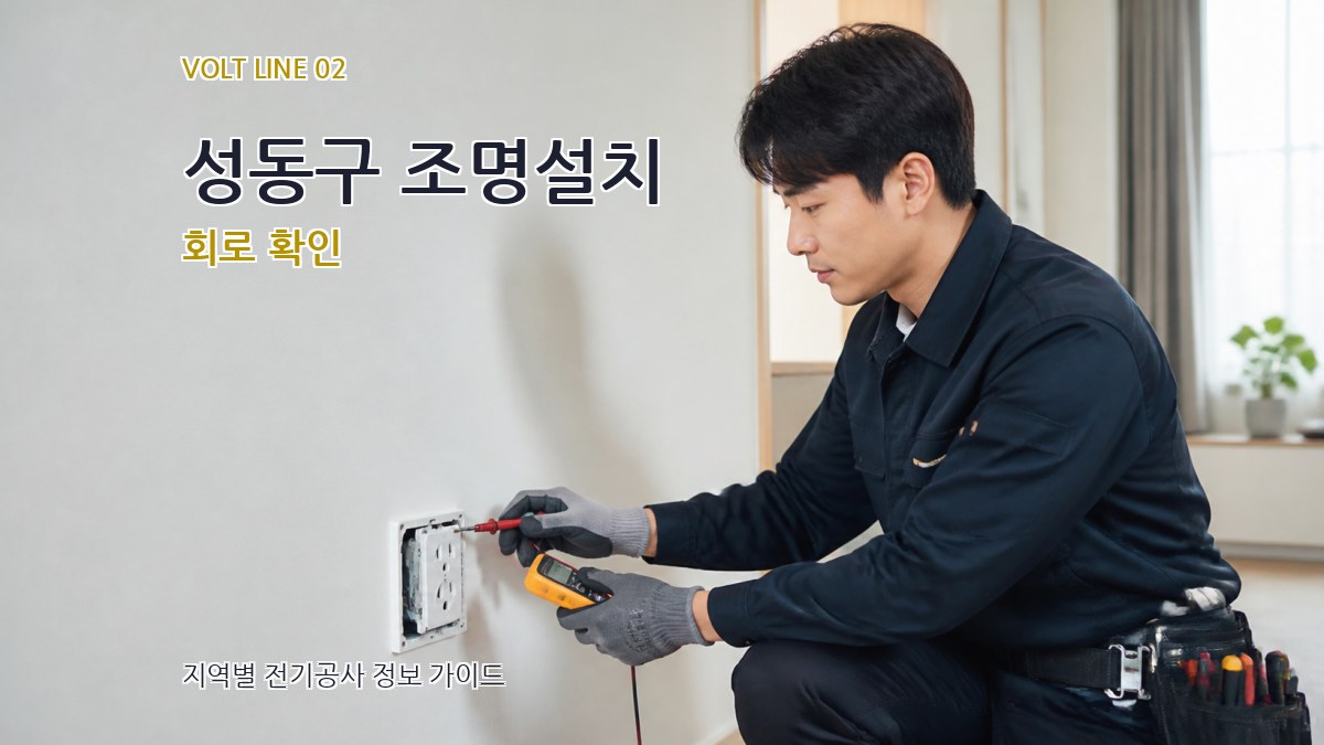 성동구 조명설치 회로 확인
