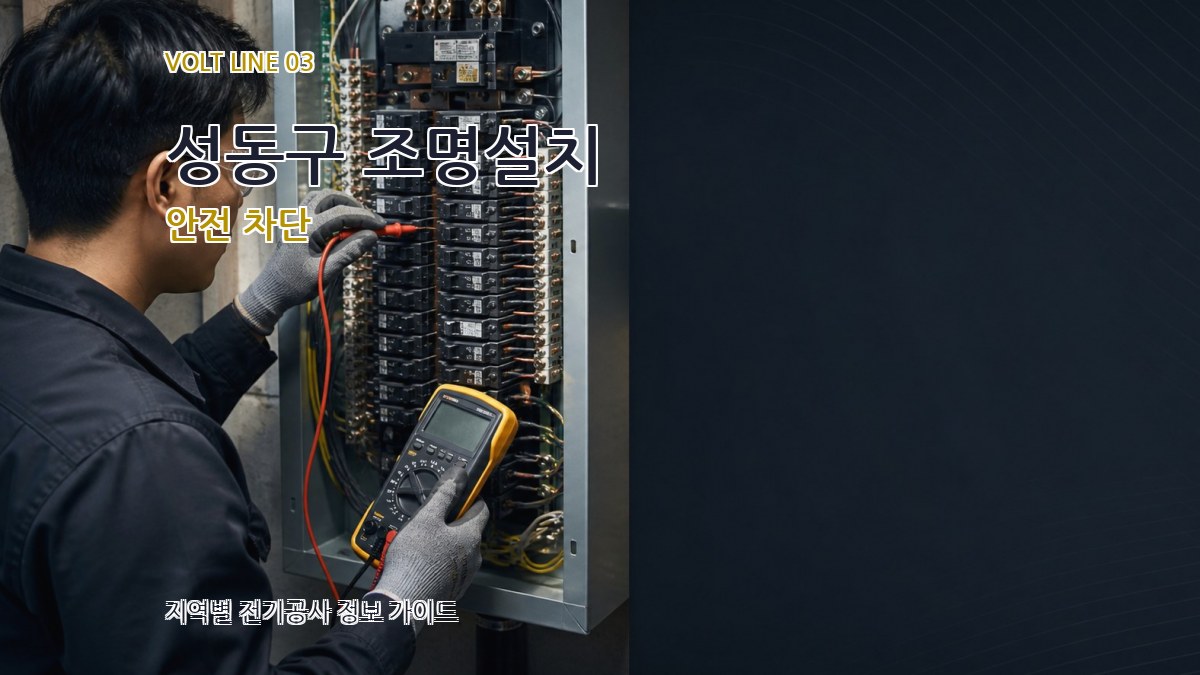 성동구 조명설치 안전 차단