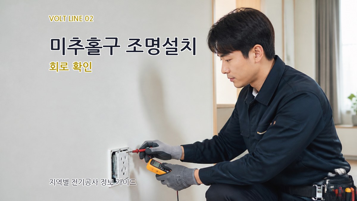 미추홀구 조명설치 회로 확인