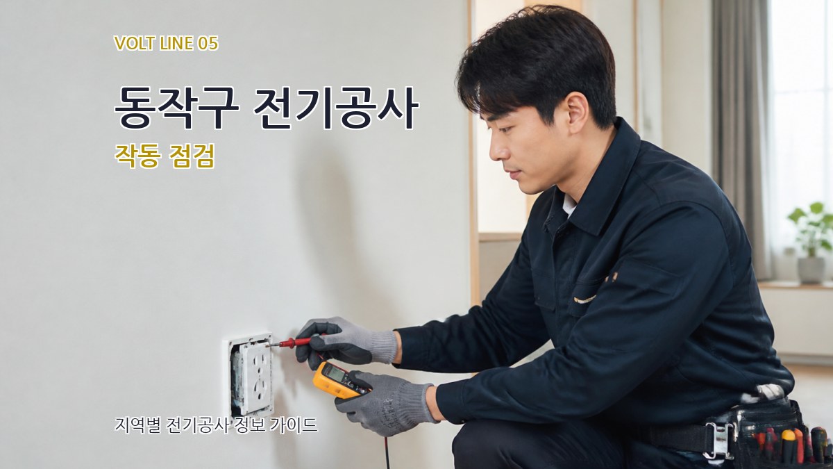 동작구 전기공사 작동 점검