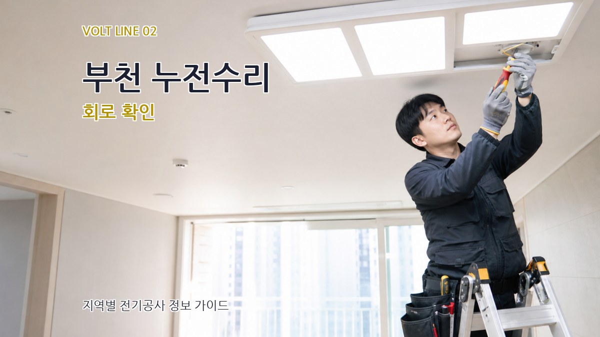 부천 누전수리 회로 확인