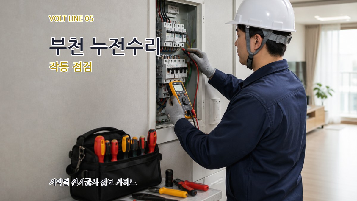 부천 누전수리 작동 점검