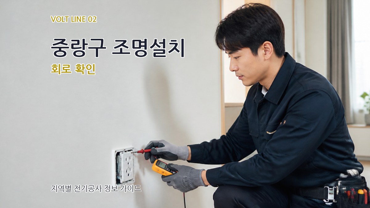 중랑구 조명설치 회로 확인