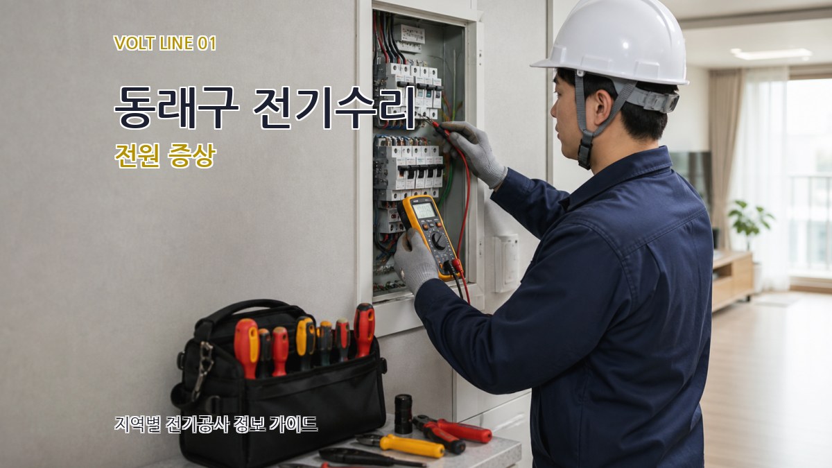 동래구 전기수리 전원 증상