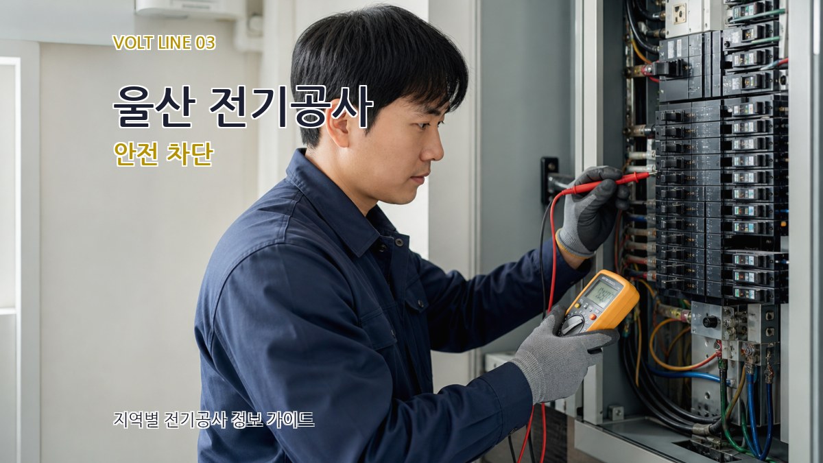 울산 전기공사 안전 차단