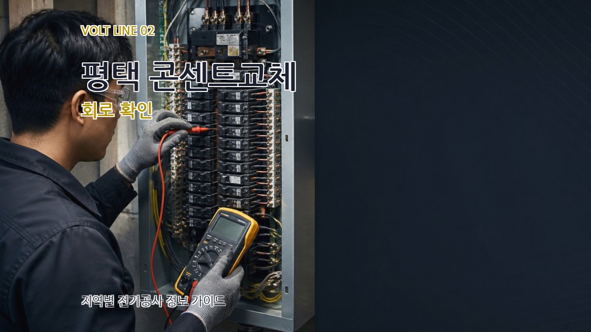 평택 콘센트교체 회로 확인