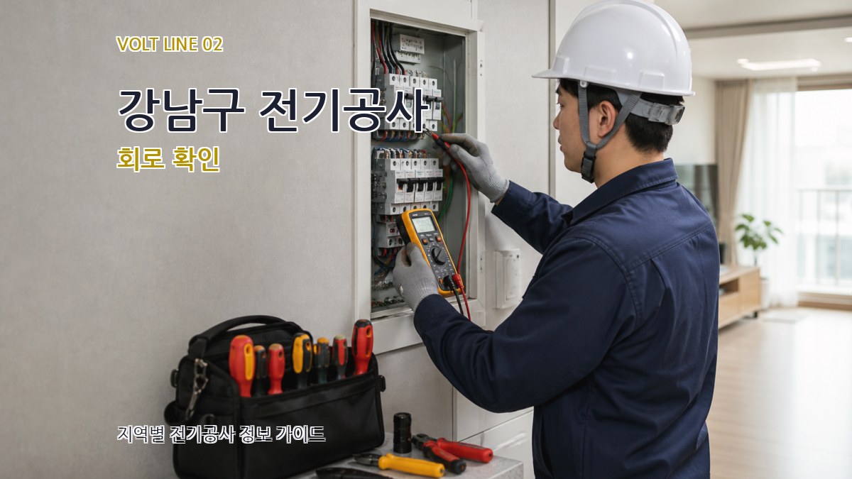 강남구 전기공사 회로 확인