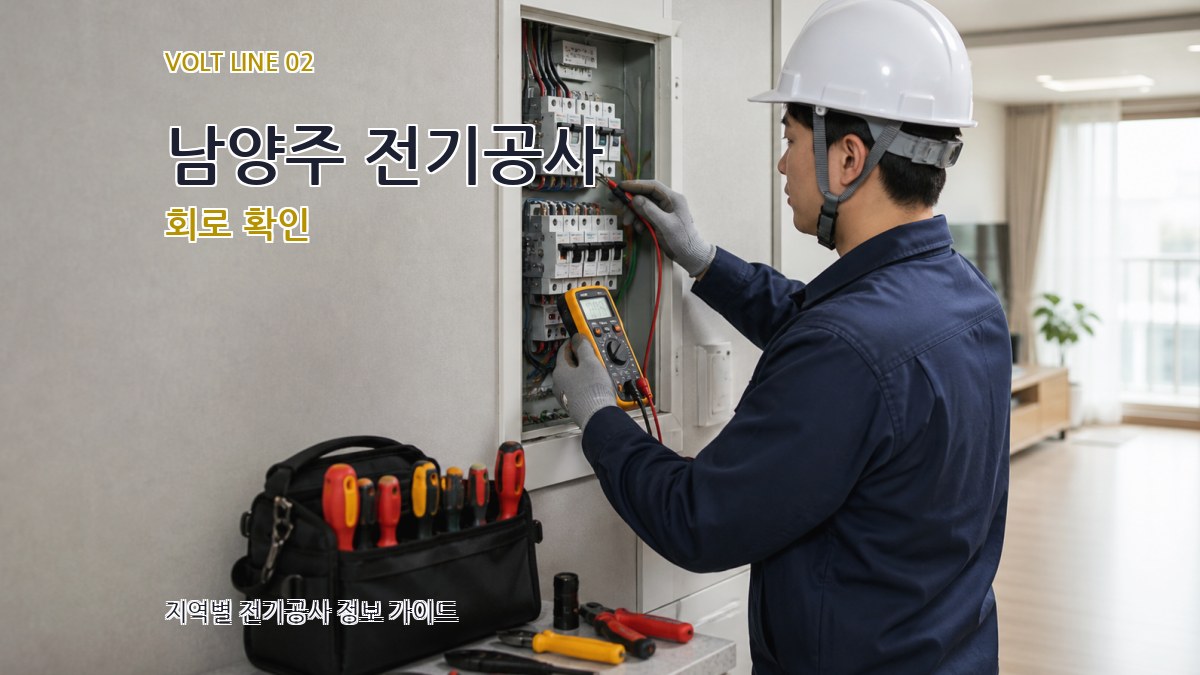 남양주 전기공사 회로 확인