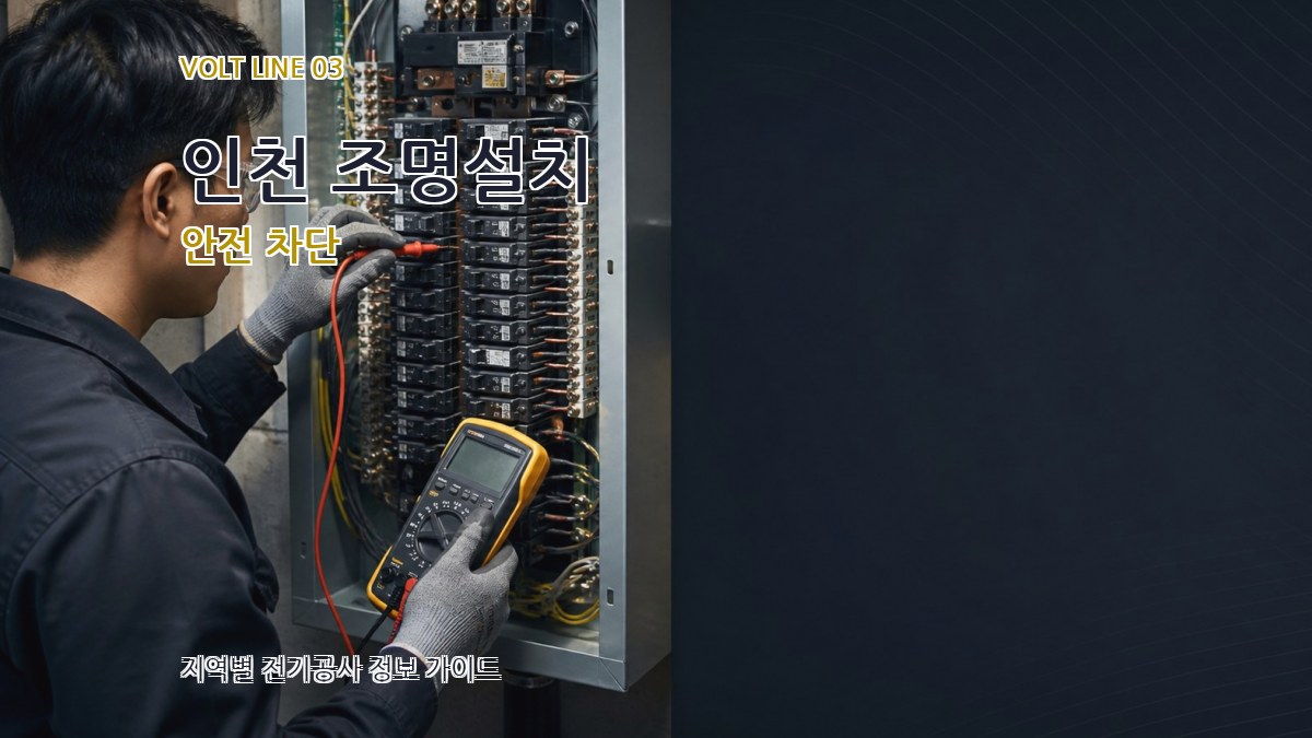 인천 조명설치 안전 차단