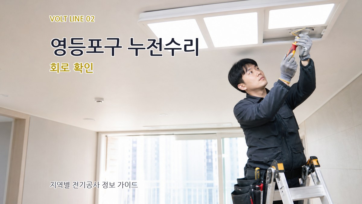 영등포구 누전수리 회로 확인