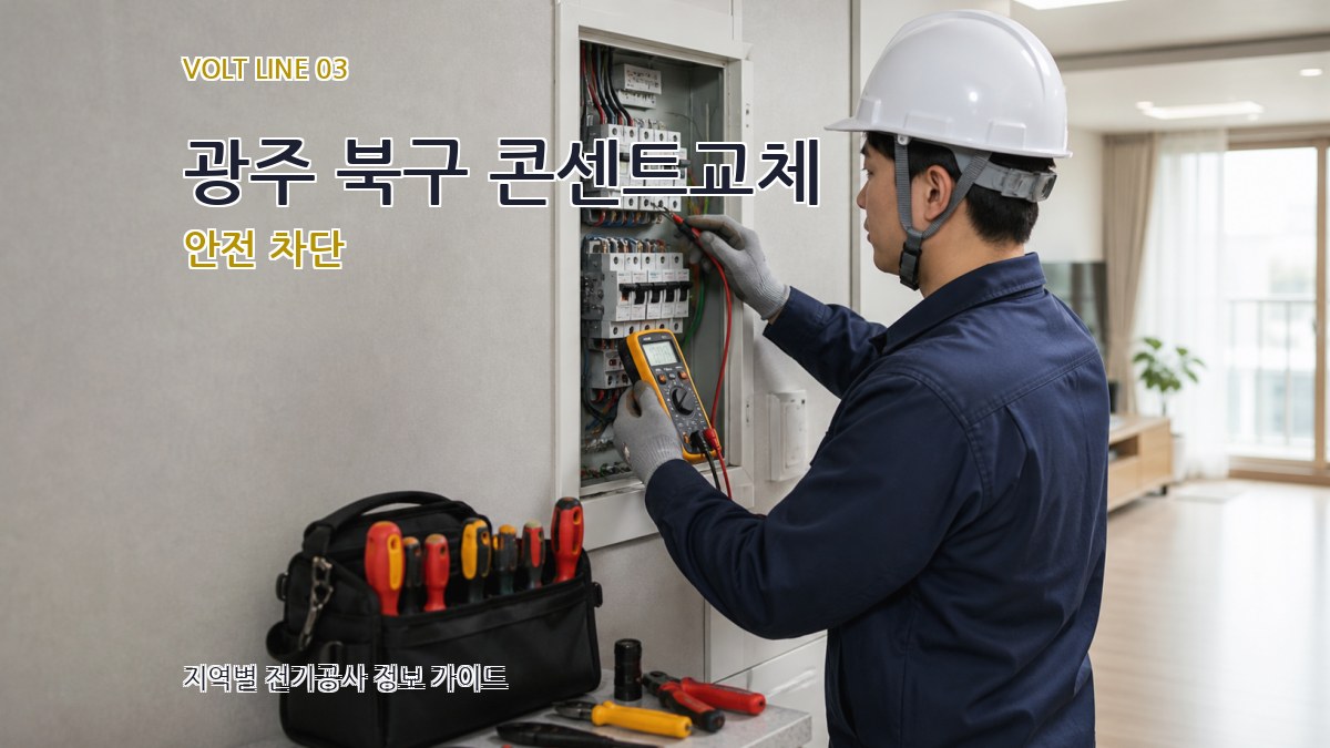 광주 북구 콘센트교체 안전 차단