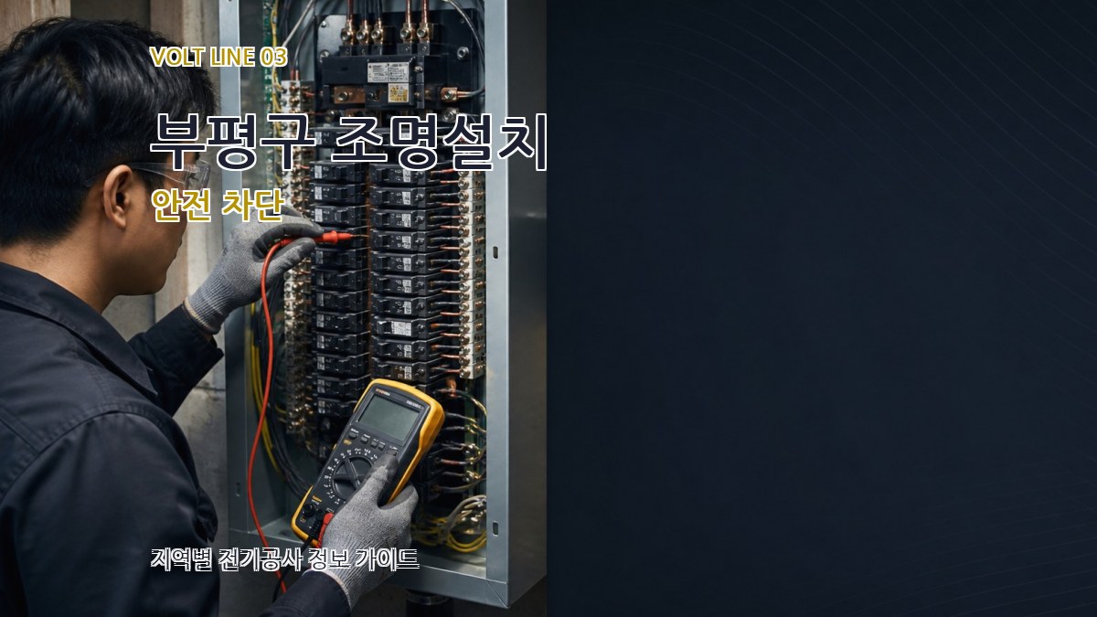 부평구 조명설치 안전 차단