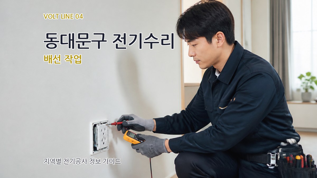동대문구 전기수리 배선 작업