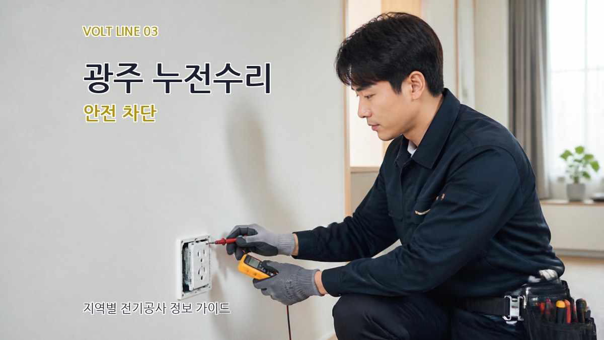 광주 누전수리 안전 차단