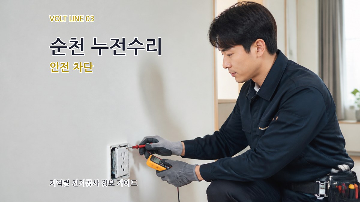 순천 누전수리 안전 차단