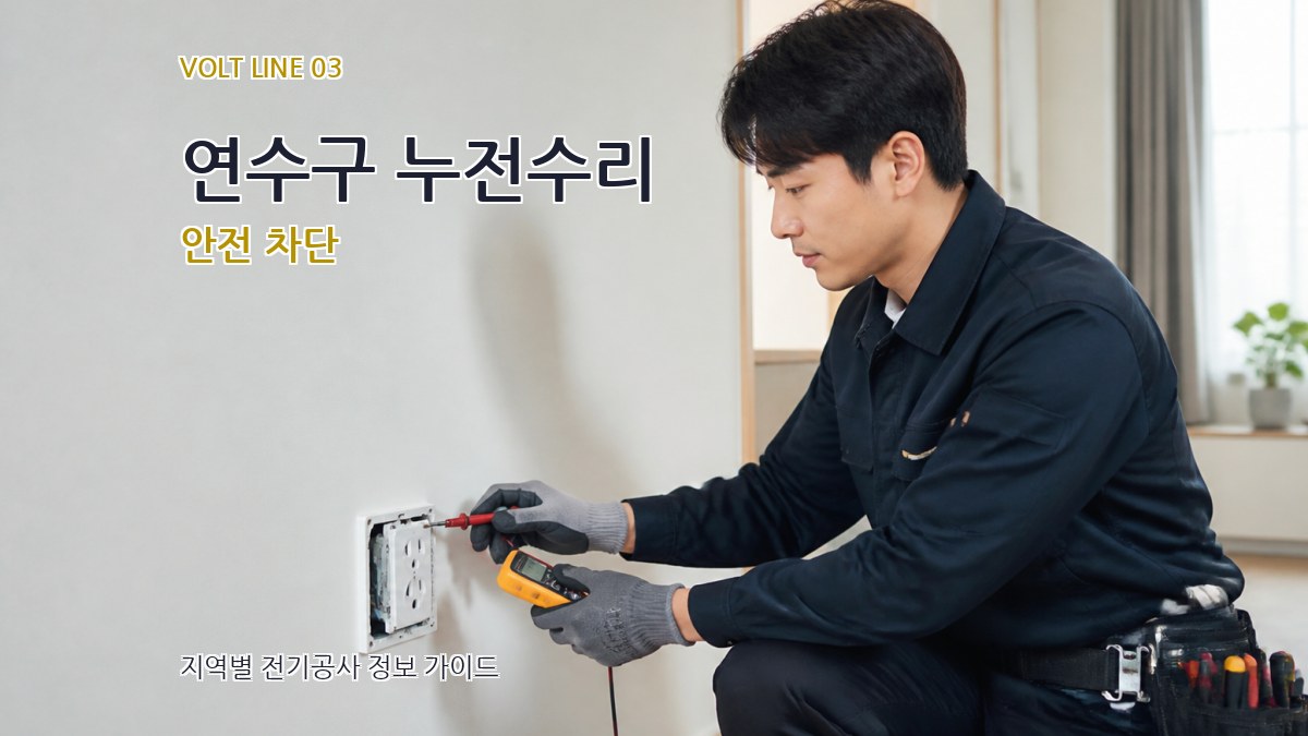 연수구 누전수리 안전 차단