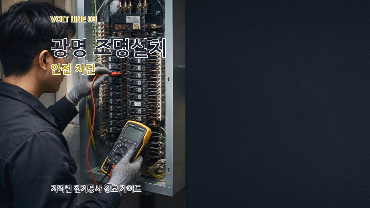 광명 조명설치 안전 차단