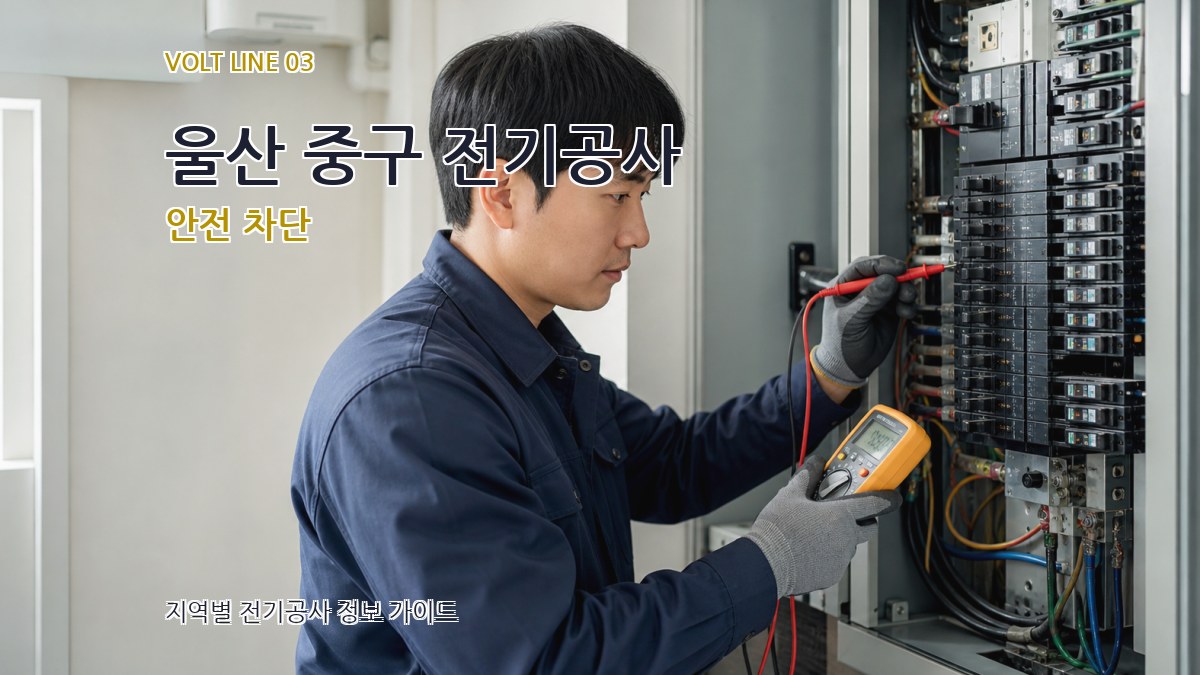 울산 중구 전기공사 안전 차단