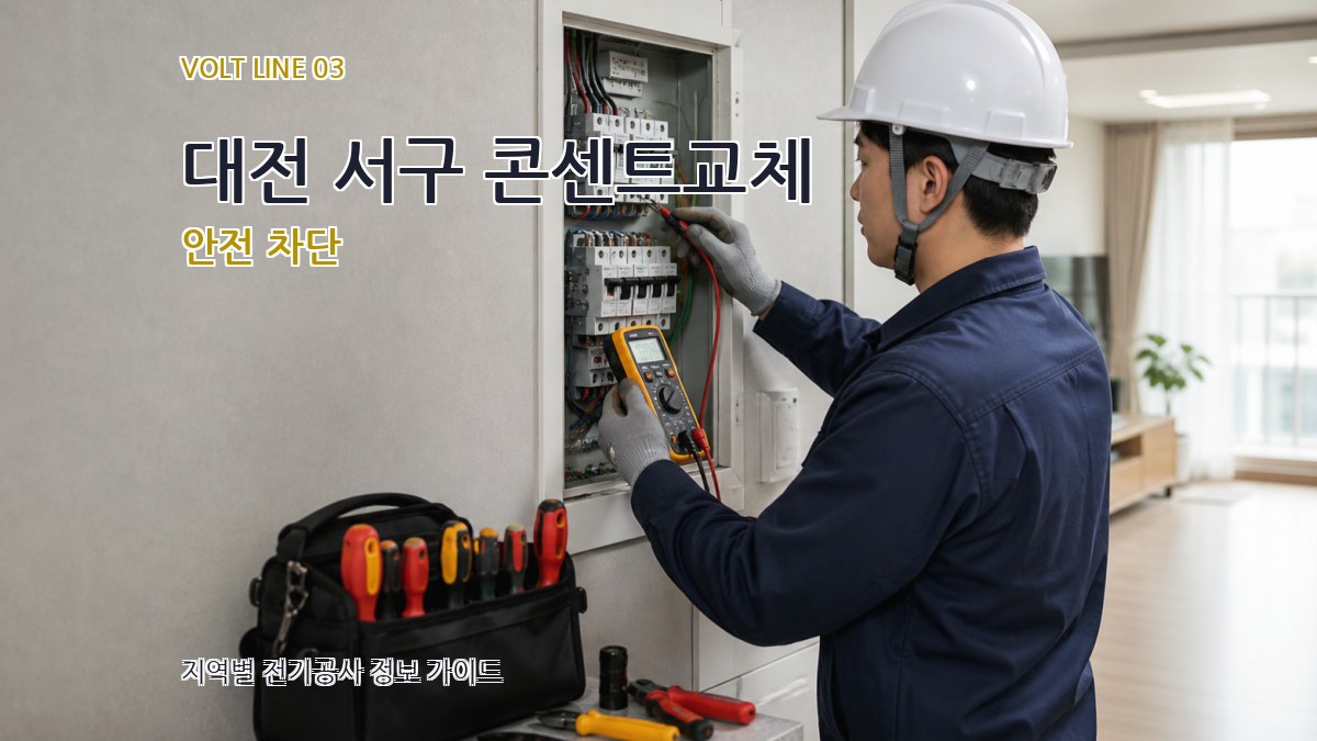 대전 서구 콘센트교체 안전 차단
