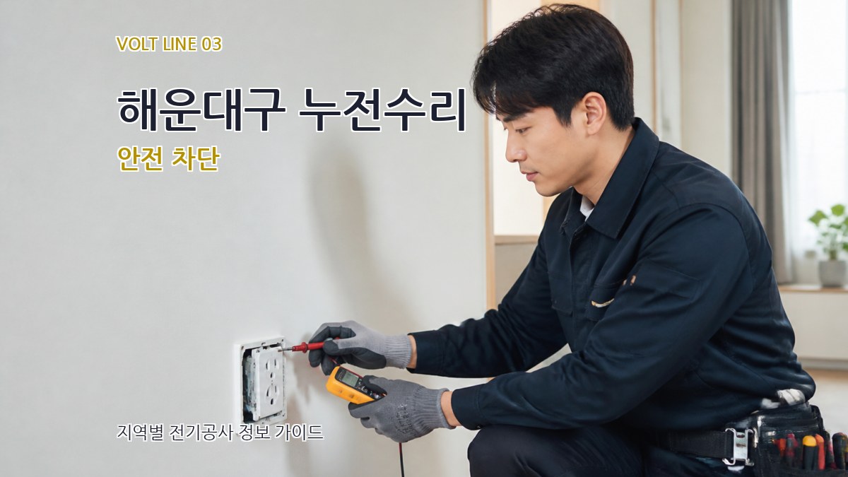 해운대구 누전수리 안전 차단