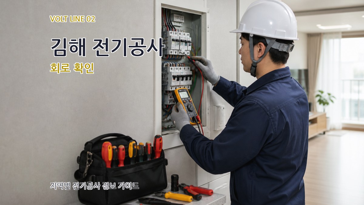 김해 전기공사 회로 확인