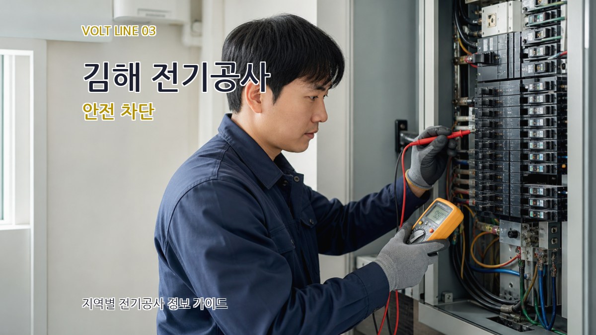 김해 전기공사 안전 차단