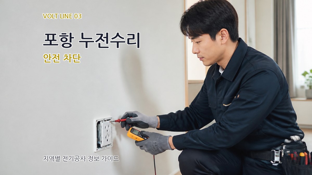 포항 누전수리 안전 차단