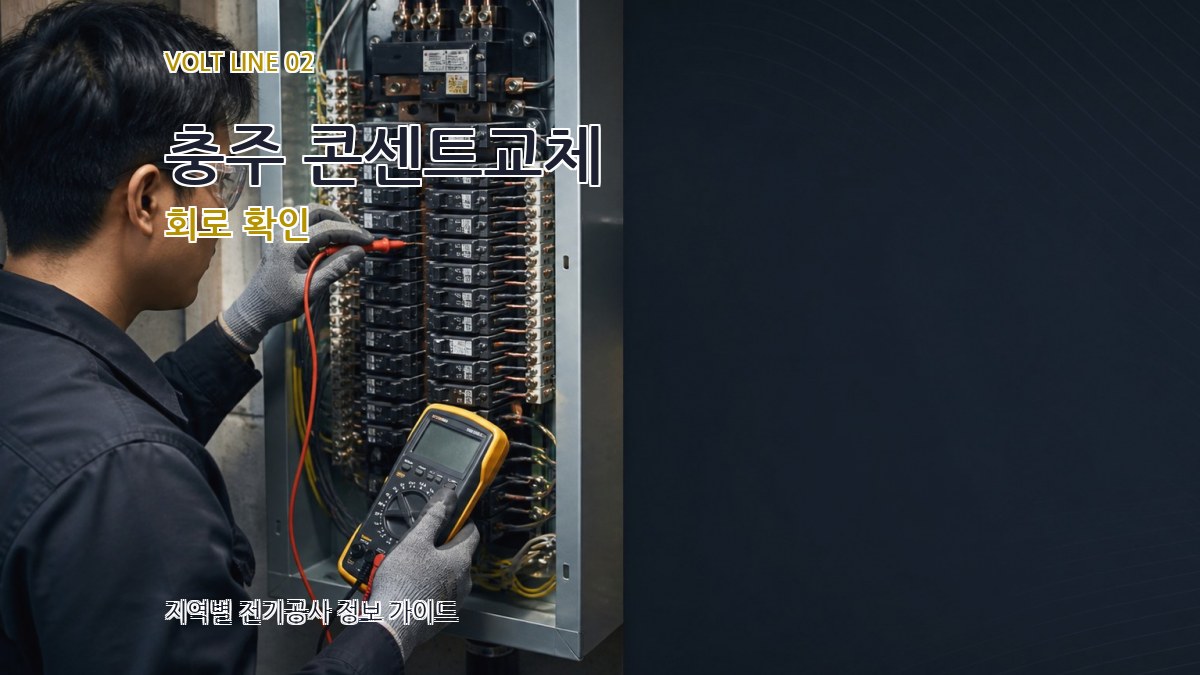 충주 콘센트교체 회로 확인