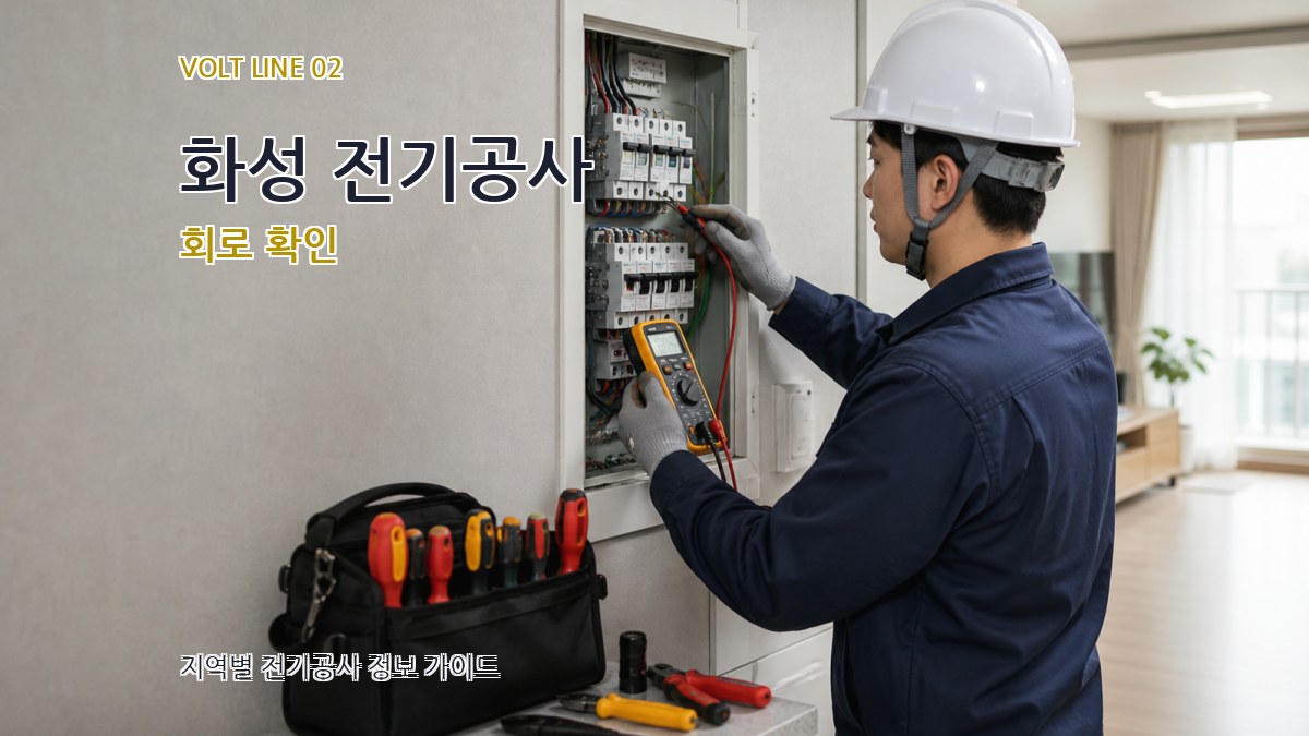 화성 전기공사 회로 확인