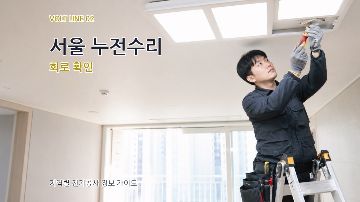 서울 누전수리 회로 확인
