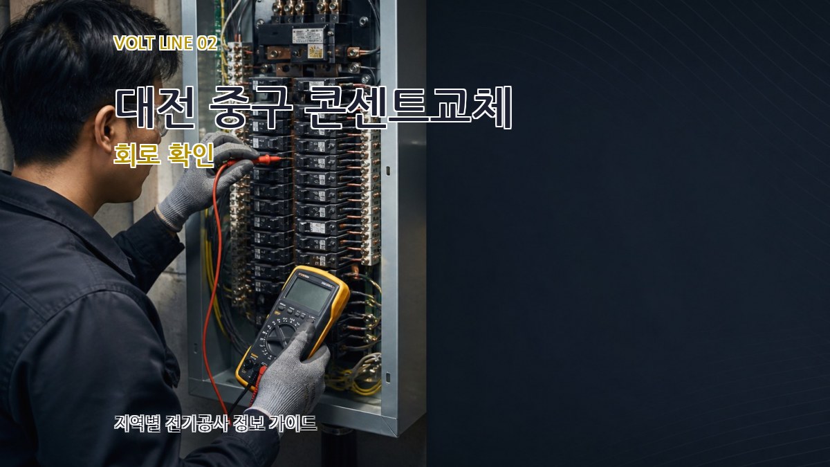 대전 중구 콘센트교체 회로 확인