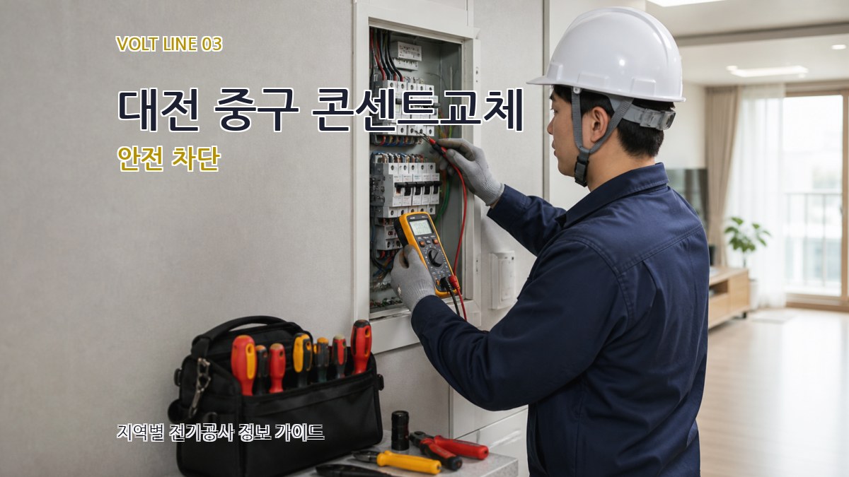 대전 중구 콘센트교체 안전 차단