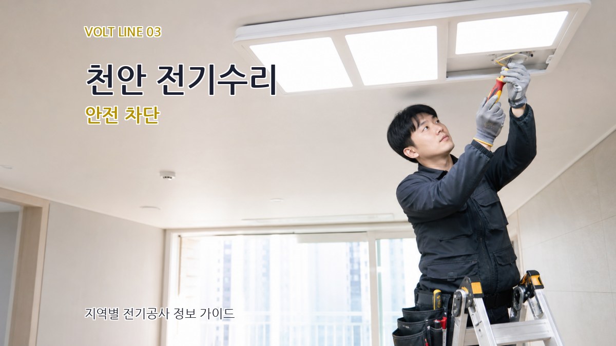 천안 전기수리 안전 차단
