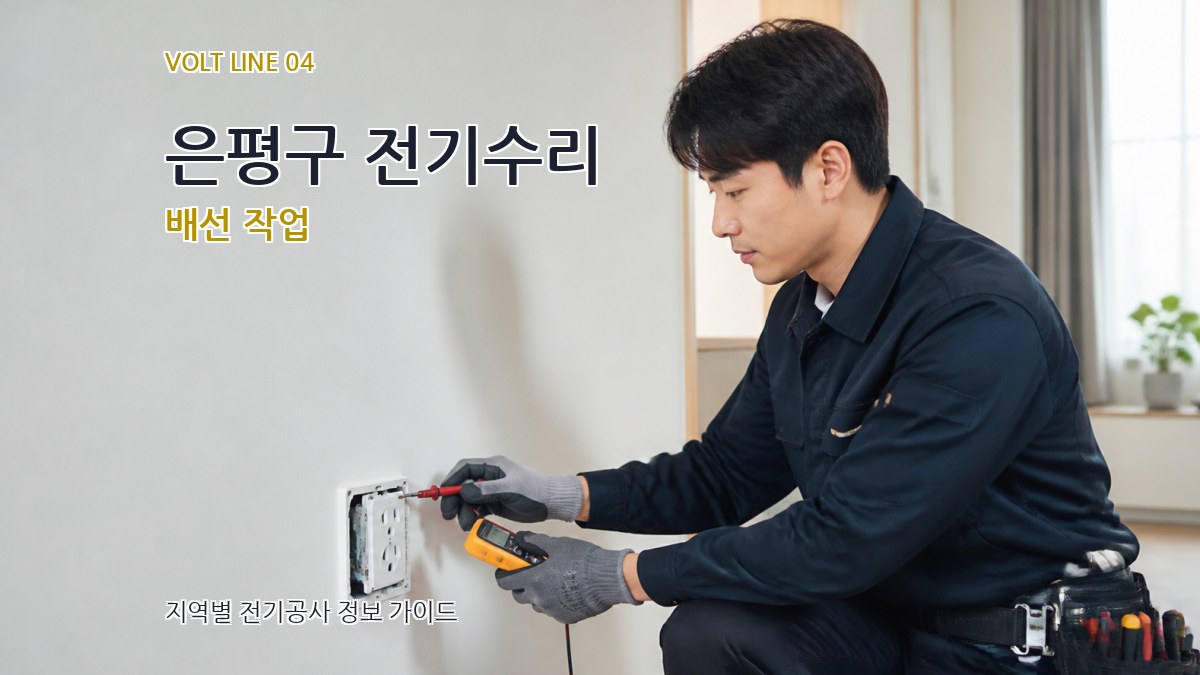 은평구 전기수리 배선 작업