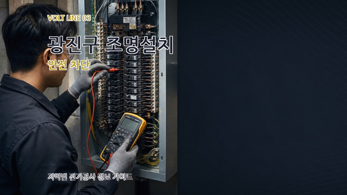 광진구 조명설치 안전 차단