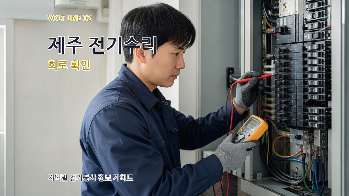 제주 전기수리 회로 확인