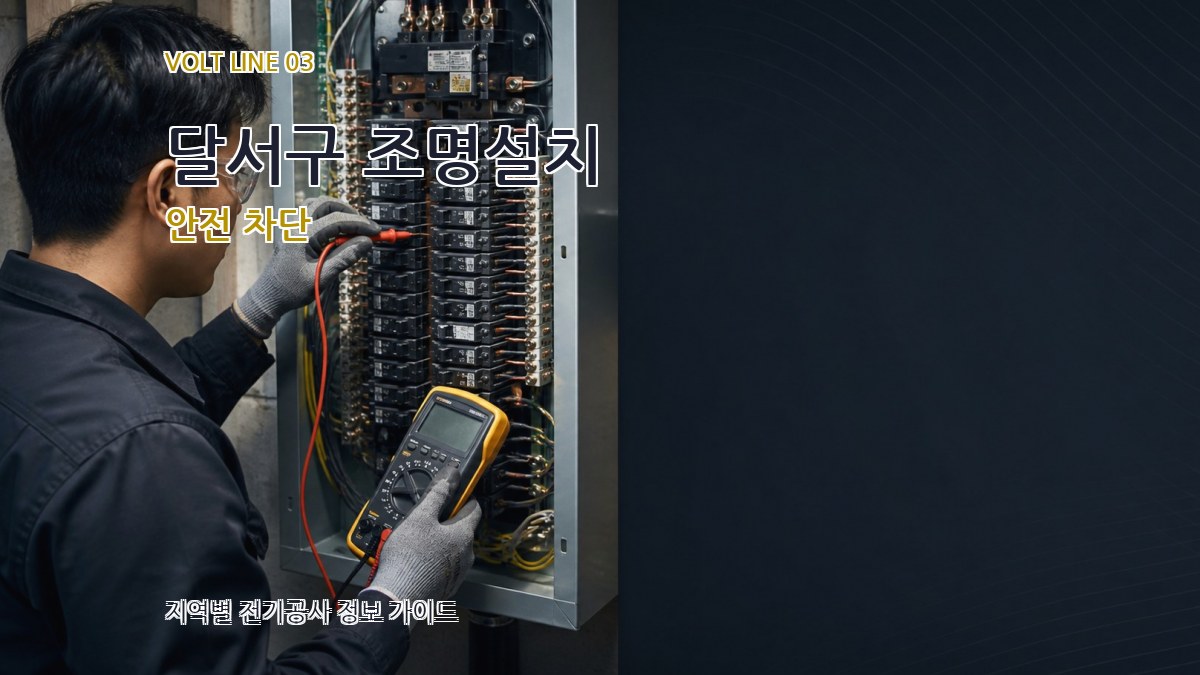 달서구 조명설치 안전 차단