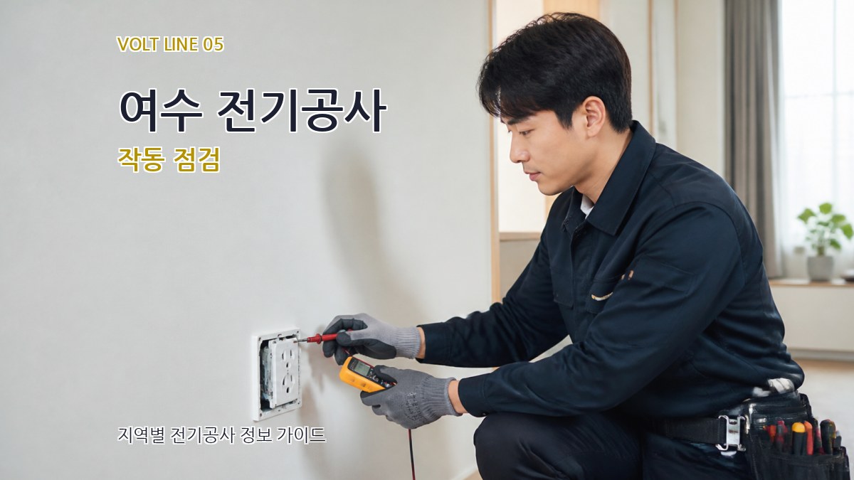 여수 전기공사 작동 점검