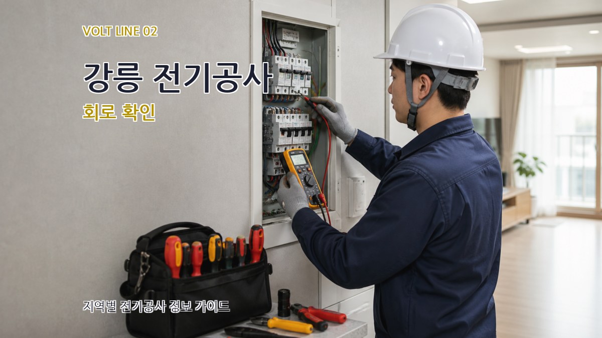 강릉 전기공사 회로 확인